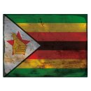 Blechschild "Flagge Simbabwe Rusty Look" 40 x...