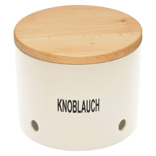 Magu Natur-Design Knoblauchtopf Beige