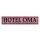 Blechschild "Hotel Oma 24 Stunden am Tag" 46 x 10 cm Dekoschild Spruch Hotel