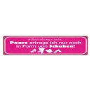 Blechschild "Paare nur in Form von Schuhen" 46...