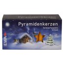 Pyramidenkerzen klein, natur ca. 14 x 74 mm 50...