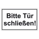 Türhinweisschild "Bitte Tür schließen!" 3er Pack Folie selbstklebend 250 x 150 mm