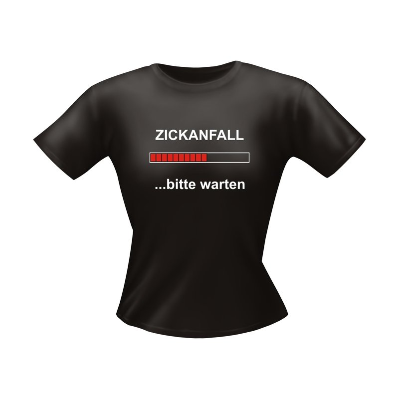 Damen TShirt Motiv/Spruch Zickanfall, 10,49