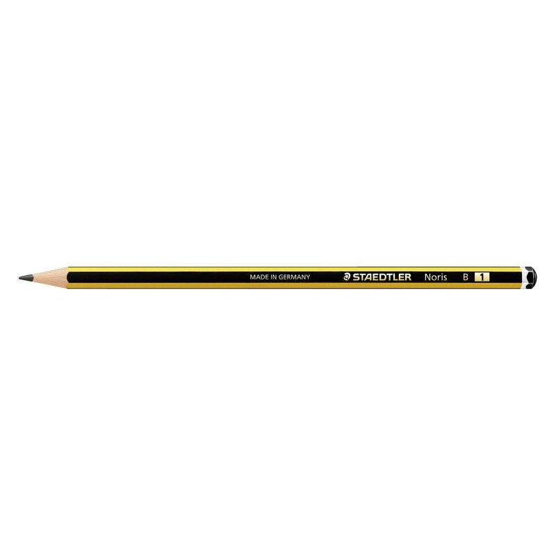 Staedtler® Noris® Bleistift 120, B, Gelb- Schwarz, 2,99