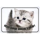 Schild Spruch "Ich hab dich lieb" 20 x 30 cm...