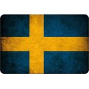 Schild "Schweden National Flagge" 20 x 30 cm...