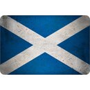 Schild "Schottland National Flagge" 20 x 30 cm...