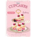 Schild Spruch "Cupcakes only for you" 20 x 30...