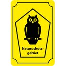 Schild "Naturschutzgebiet" 20 x 30 cm Blechschild