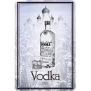 Schild Spruch "Vodka 1925" 20 x 30 cm Blechschild