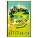 Schild Land "Reiseland Österreich" 20 x 30...