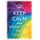 Schild Spruch "Keep calm and show your true colors" 20 x 30 cm Blechschild