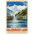 Schild Gemeinde "Salzburger Land, Österreich...