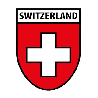 Schild Wappen "Switzerland" 20 x 30 cm Blechschild